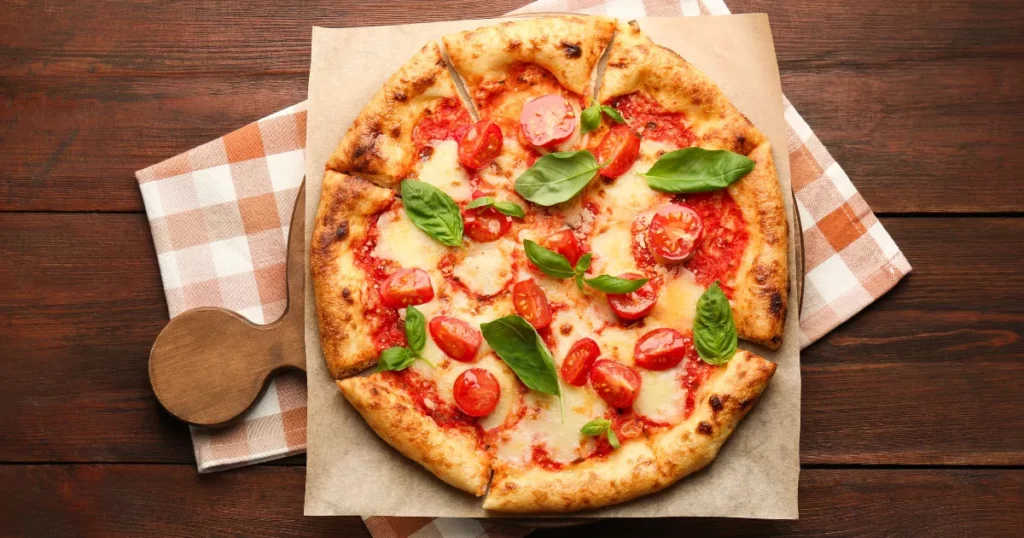 Margherita pizza with fresh basil, 2025 trends